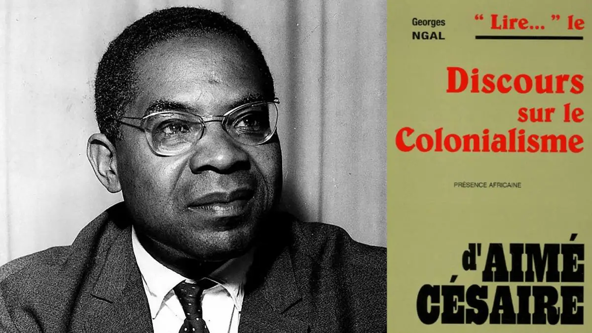 Aimé Césaire e sua obra Discurso sobre Colonialismo (1955) 1964. (Getty)