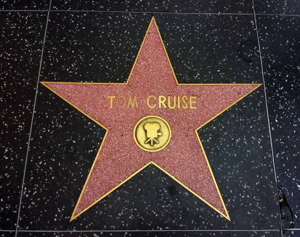 Tom Cruise na calçada da fama